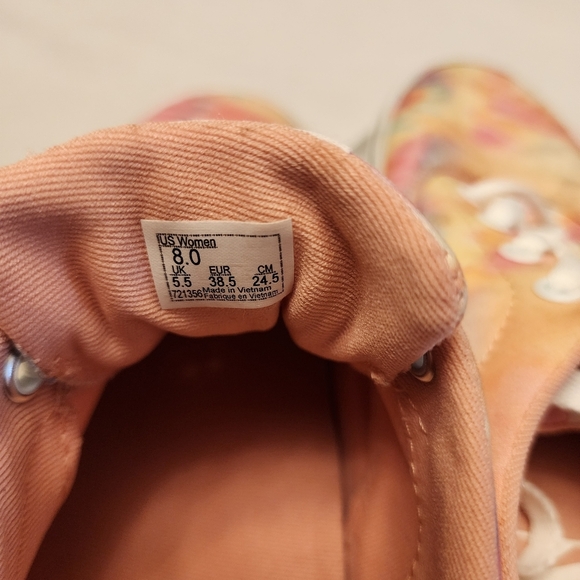 Vans Tie-Dye Sneakers Size 8 - Picture 10 of 11